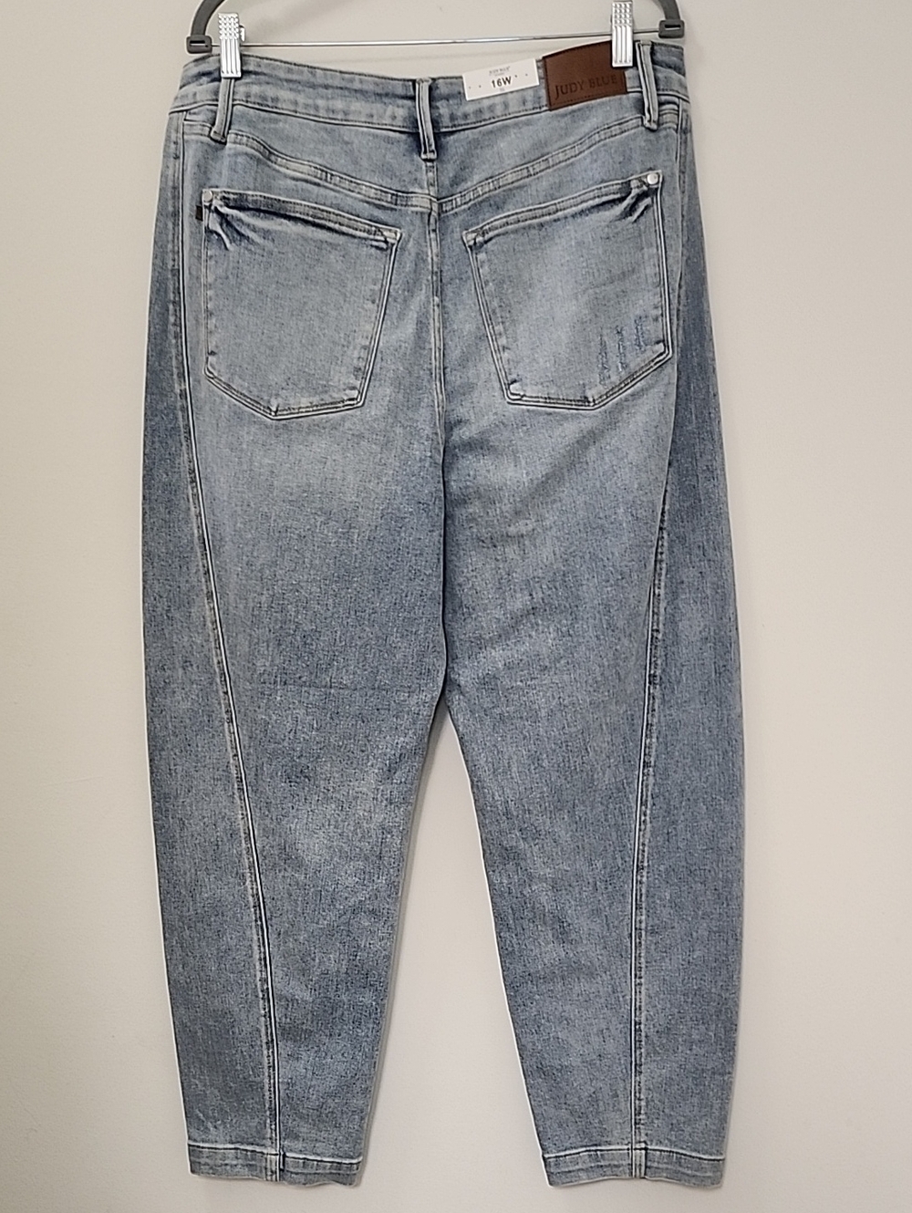 NWT Judy Blue Barrel-leg High-Rise jeans Size 16 - Picture 9 of 16